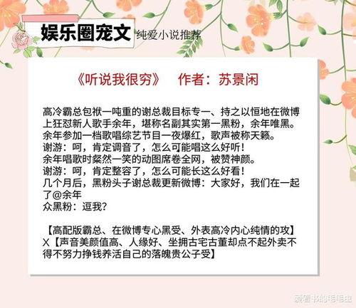 娱乐圈的一些爆料小说免费阅读,揭秘明星背后的秘密  第3张